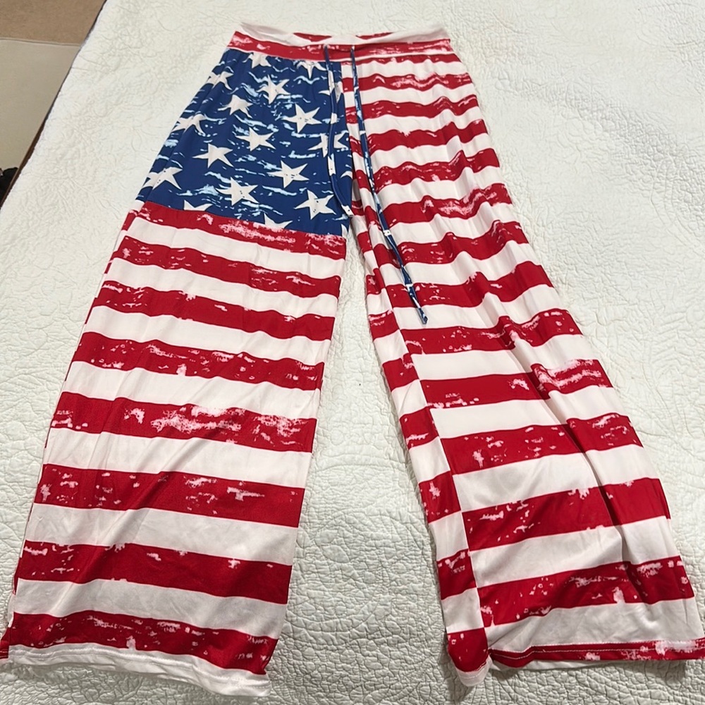 American Flag Lounge pants - Size Small